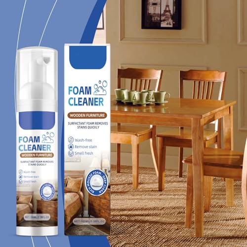 Wood Furniture Foam Cleaner - Restore and Clean Surfaces